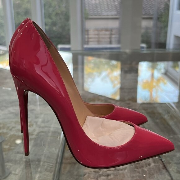 Christian Louboutin Shoes - Christian Louboutin FUCHSIA Patent Leather So Kate Pumps